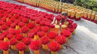 Inside Vietnamese Village Producing Millions of Incense Sticks by Hands