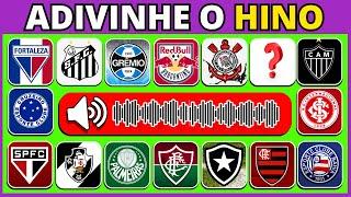 ADIVINHE O TIME DE FUTEBOL PELO HINO - QUIZ DE FUTEBOL #quizfutebol #futebol #time