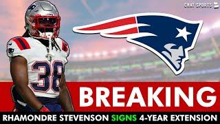 BREAKING: Rhamondre Stevenson EXTENSION With New England Patriots Per Adam Schefter | Patriots News