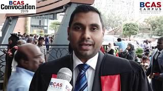 Mr. Suriya Bibile (Pearson - Territory Manager - SL, Pak, Nep, Malaysia) at BCAS Convocation 2019