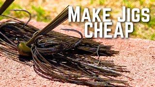 Make Bass Fishing Jigs For Under $1.50!