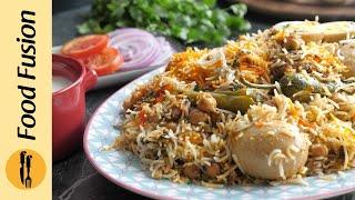 Anda Choley Dum Biryani Recipe By Food Fusion