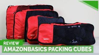 AmazonBasics 4-Piece Packing Cube Set Review | Affordable Packing Cubes on Amazon