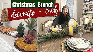 BEST CHRISTMAS BRUNCH DECORATE & RECIPES | HOLIDAY PARTY PREP | CHRISTMAS TABLESCAPE