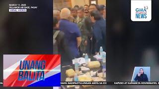 Ilang tagpo bago ang biyahe ni FPRRD pa-The Netherlands, naging tensyonado | Unang Balita