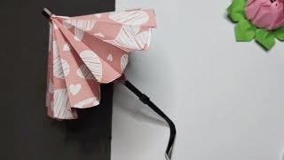 How to Make a Paper Umbrella | Origami Umbrella Easy Tutorial