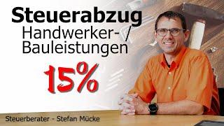 Gefahr durch 15%ige Steuerabzugspflicht bei Handwerkerleistungen. Pflicht trifft jeden Unternehmer!