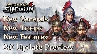 Great Conqueror 2: Shogun Version 2.0 Update Preview