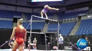 Laurie Hernandez - Uneven Bars - 2016 P&G Gymnastics Championships - Podium Training