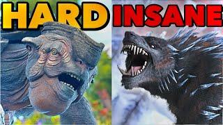 The Hardest Creatures To Tame In Ark!