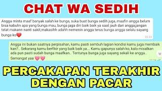 Chat wa sedih | ditinggal pacarku yang meninggal