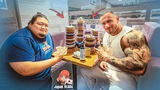 Sushi Essen in Tokio mit Sumo Hiroki (eskaliert)