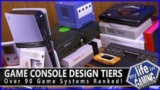 Game Console Design Tiers - Over 90 Game Systems Ranked! / MY LIFE IN GAMING