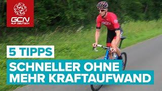 5 Tipps um schneller zu fahren ohne mehr Kraftaufwand