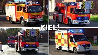 [LANDESHAUPTSTADT KIEL!] - Feuerwehr und Rettungsdienst im Dauereinsatz | Einsatzfahrten