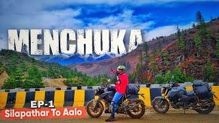 EP1️⃣ Arunachal Pradesh Enter Karte Hi Tagdi Checking Hui | Winter Mechuka Ride - Silapathar To Aalo