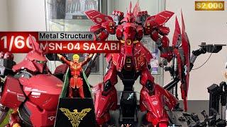 1/60 Metal Structure MSN-04 Sazabi Detailed Review 4K