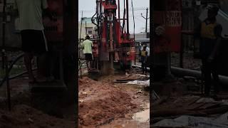 Drilled bore in rain ️ #Borewells, #WaterDrilling, #WaterWell, #WaterAccess, and #Groundwater