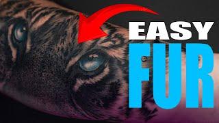 HOW TO Tattoo FUR..The EASY WAY (Tutorial)