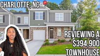 REVIEWING A $394,900 TOWNHOUSE FOR SALE IN CHARLOTTE, NC | MOVING TO CLT (ZILLOW YOUTUBE)