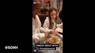 Diddy Cooks Dessert With His Kids