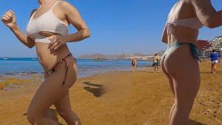 EPIC 4K BEACH WALK In The CANARY ISLANDS - SPAIN - 2025