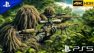 (PS5) TACTICAL CAMOUFLAGE SNIPING Gameplay Realistic ULTRA Graphics [4K 60FPS HDR] Call of Duty