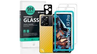 Xiaomi Poco X5 Pro 5GTempered glass ibywind Protector With Easy Install Kit & Camera Lens Protector