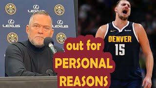 When will Jokic return ?! - Malone said they're checking  on him to make sure everything is fine