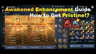 Black Desert Mobile Awakened Enhancement Guide & Getting More Pristine Crystals