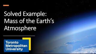 Solved Problem: Hydrostatic Calculation of the Mass of Earth's Atmosphere