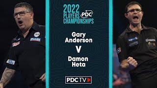 MASSIVE AVERAGES! | Anderson v Heta | Players Championship 5 Final