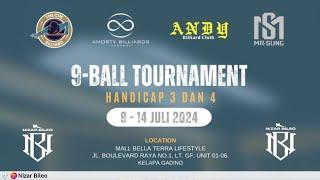 [ Day 3 ] Annabel - Tiger vs Cuncun - Redball Palem | 9-Ball Turnament Hc 3-4 The Cue Ball