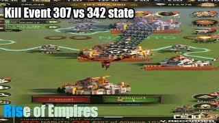 Rise of Empires kill Event 307 vs 342 state. Nardtv.