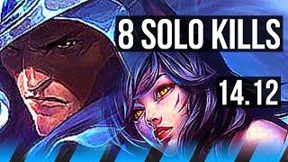 TALON vs AHRI (MID) | 8 solo kills, 47k DMG, 800+ games, Dominating | EUW Grandmaster | 14.12