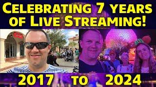 Live: Celebrating 7 Years of Live Streaming on ResortTV1 at Epcot - Walt Disney World