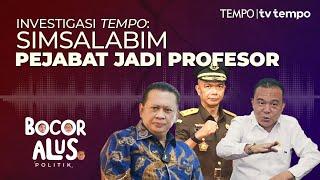 Gelar Profesor Janggal Bambang Soesatyo, Sufmi Dasco Ahmad, hingga Anak Wapres | Bocor Alus Politik