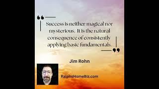 Jim Rohn on Success #jimrohn