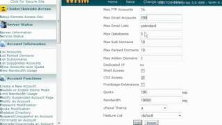 micfo | how to edit or delete hosting packages in WebHostManager (WHM)