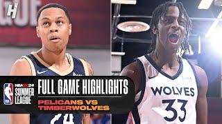 New Orleans Pelicans vs Minnesota Timberwolves - Full Game Highlights | July 7, 2023 Summer League