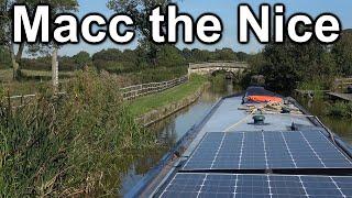 196. Narrowboat journey onto the Macclesfield canal from the end of the Caldon.