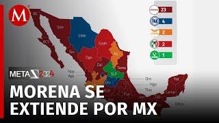 Así se 'pintó' el mapa político de México tras las elecciones de 2024