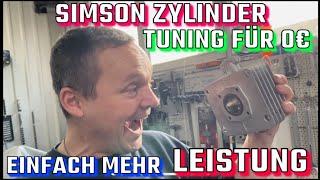 Simson Zylinder selber Tunen! Tuning für 0€! Simson Tuning Anleitung