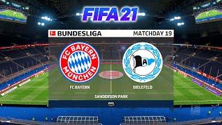 BAYERN MUNICH vs BIELEFELD - Bundesliga 2021 @ Allianz Arena | Gameplay Full HD [1080p60fps]