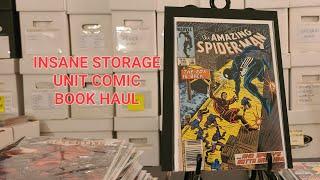 STORAGE UNIT COMIC BOOK HAUL!! INSANE KEY COMIC BOOKS!