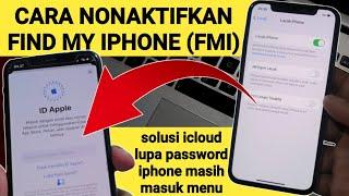 FMI OFF Semua Seri iPhone dan iPad solusi untuk lupa sandi icloud masih bisa masuk menu