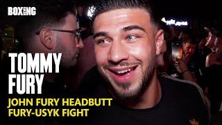 "Comedy Gold!" - Tommy Fury Reacts To John Fury Headbutt