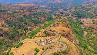 Deccan Traps of the Western Ghats : aerial journey of a large African type  rift valley landscape