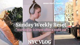 NYC *realistic* DAY IN MY LIFE: hungover, sunday reset, neighborhood walk