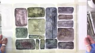 Graphite Watercolor Sampler